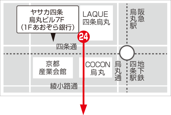 京都サロン地図